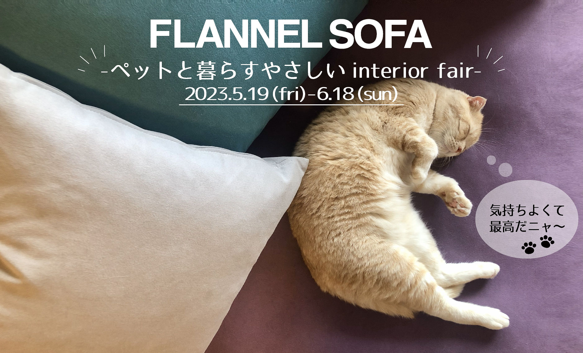 FLANNEL SOFA FAIR 2023