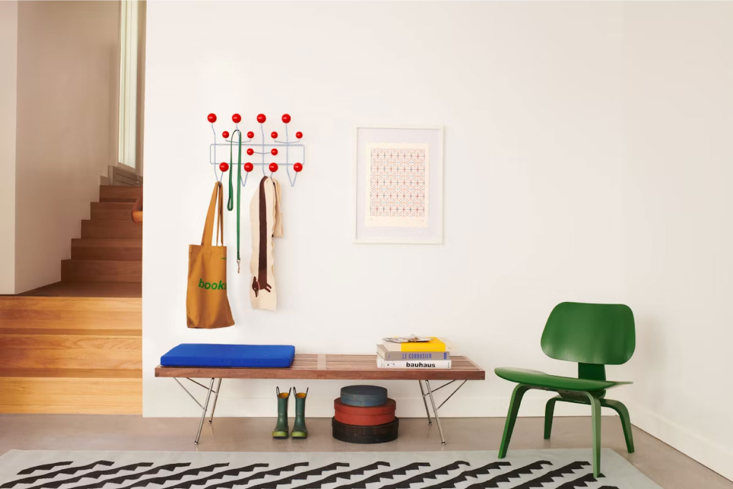 ハーマンミラー（hermanmiller）イームズ ハングイットオール ストーンウォッシュ［HIAM. BQ］