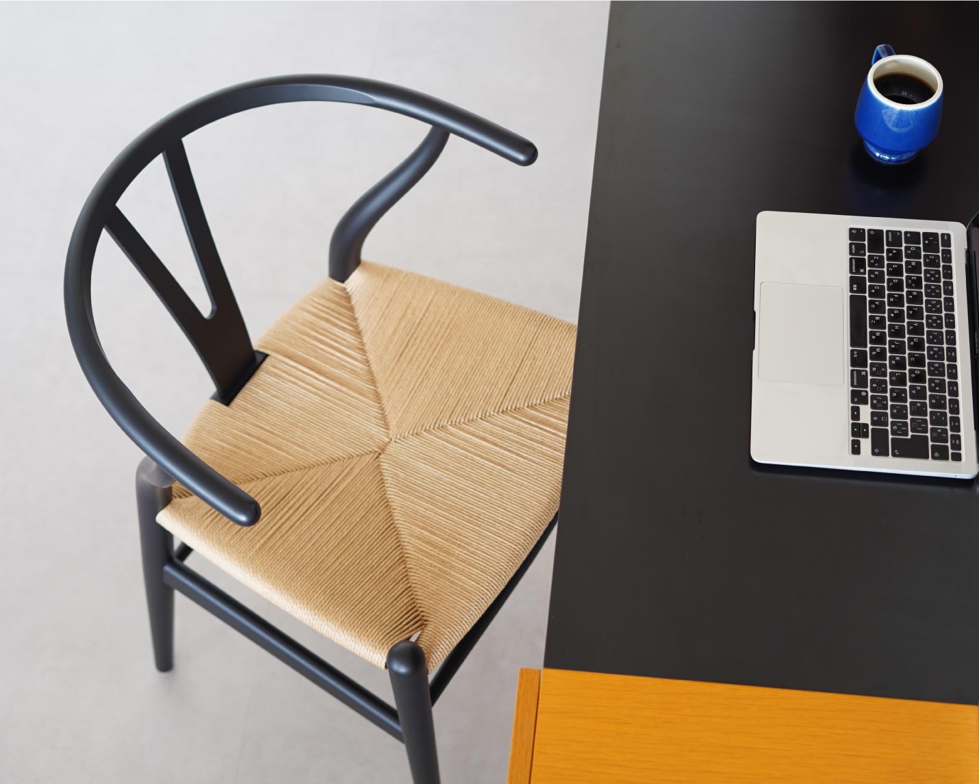 CARL HANSEN & SON (カール・ハンセン&サン)CH24(Yチェア)ビーチ ソフトマットブラック