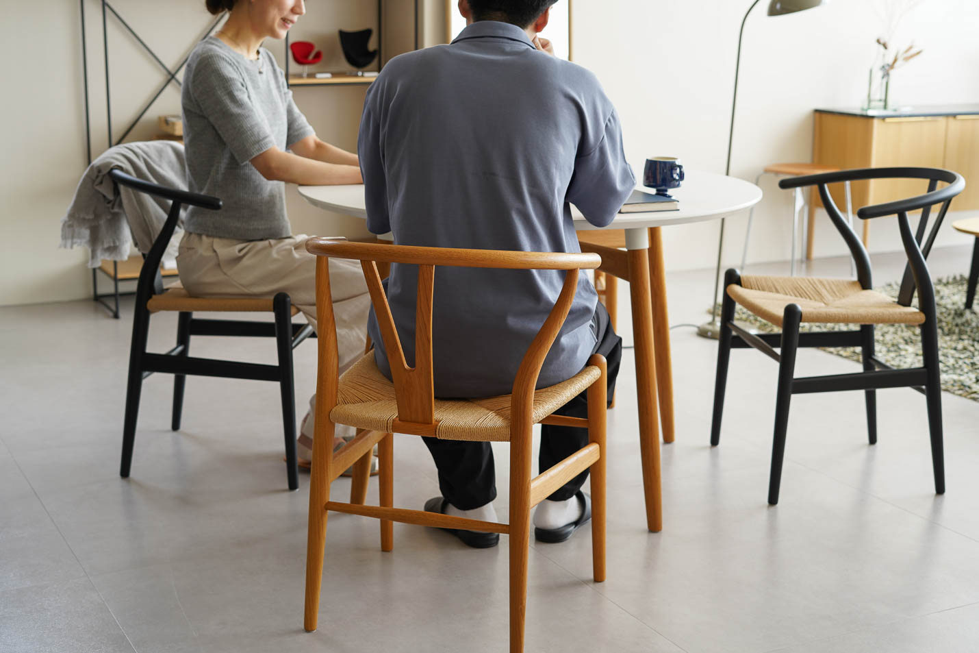 Yチェア CH24 ビーチ SOFT BLACK マットブラック CARL HANSEN & SON（カールハンセン＆サン） ハンス J. ウェグナー
