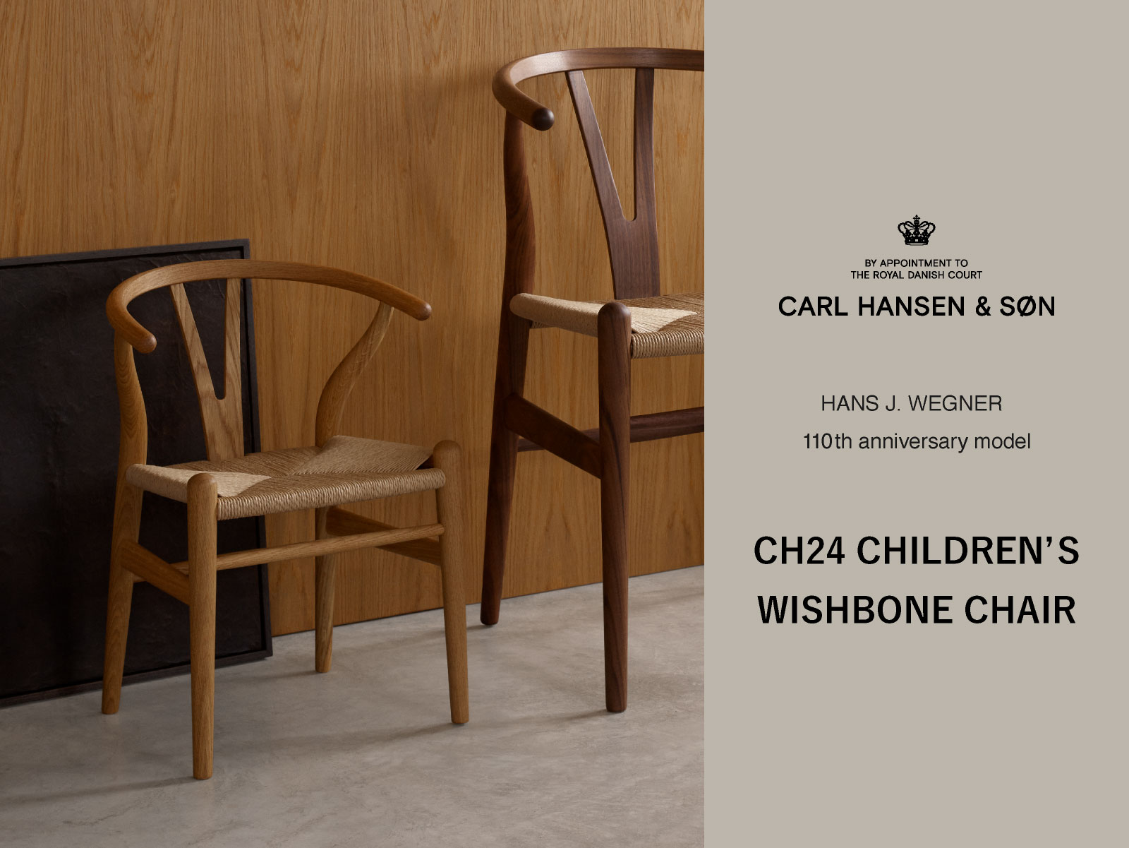2024年限定》CH24（チルドレン・Yチェア） CHILDREN'S WISHBONE CHAIR
