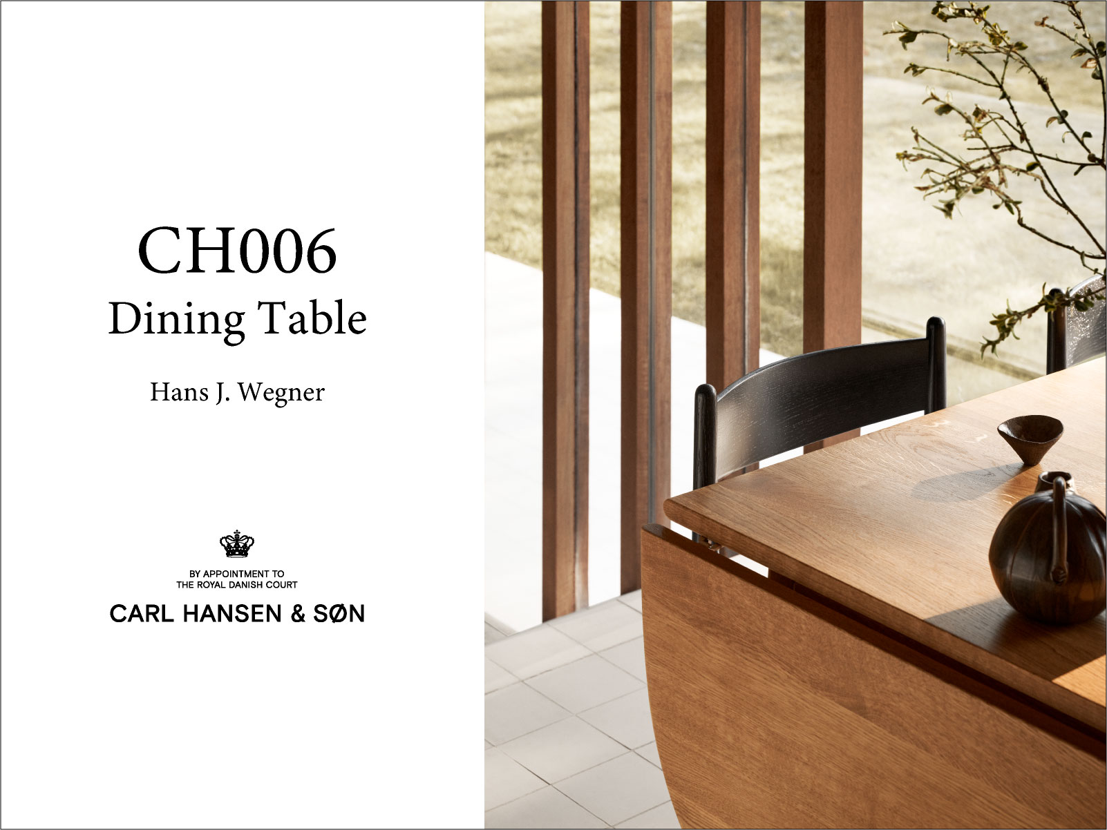 CARL HANSEN & SON （カールハンセン＆サン） ch006 ダイニングテーブル