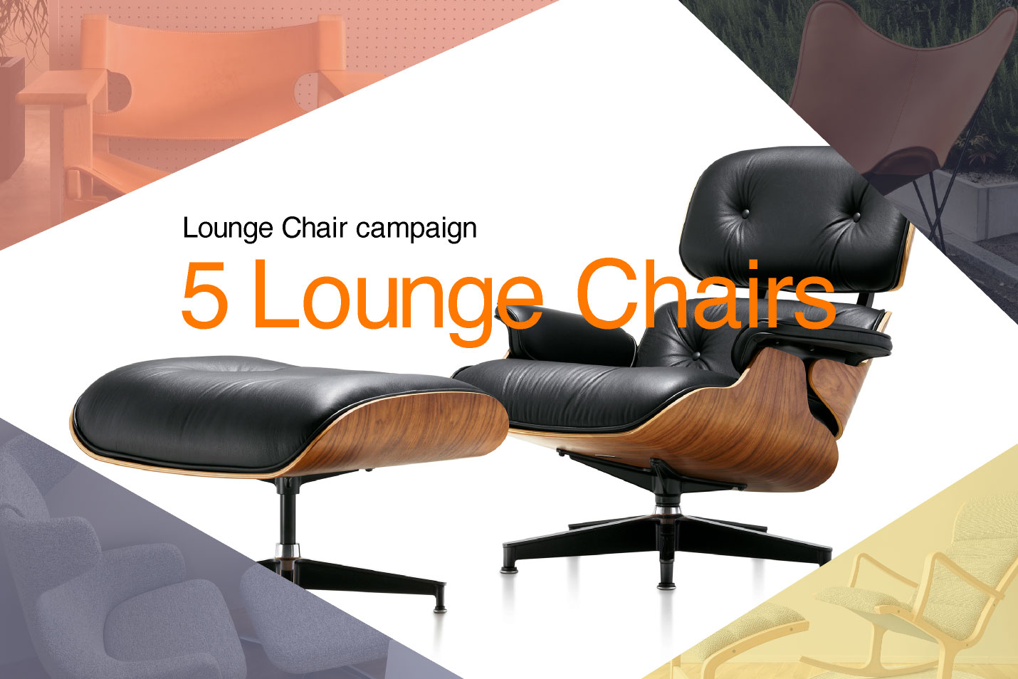 5 lounge chairs