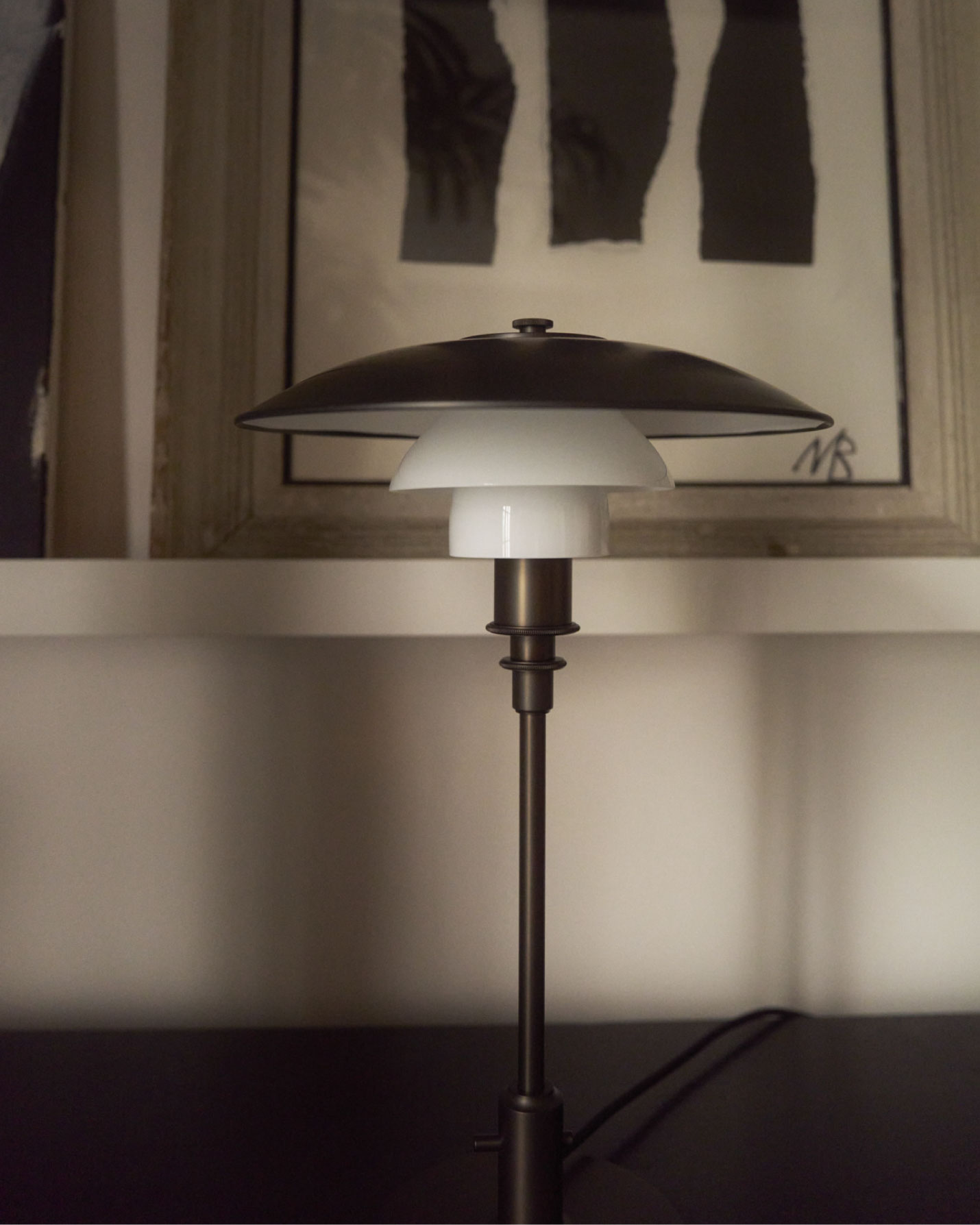 ルイスポールセン（Louis Poulsen） PH 3/2 エイジド・ブラス オパール テーブル