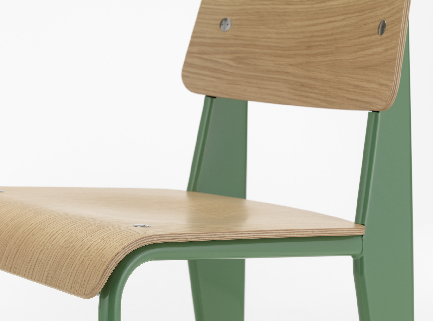 Vitra（ヴィトラ） スタンダードチェア（Standard Chair）プルーヴェブレヴェール（Prouvé Blé Vert）