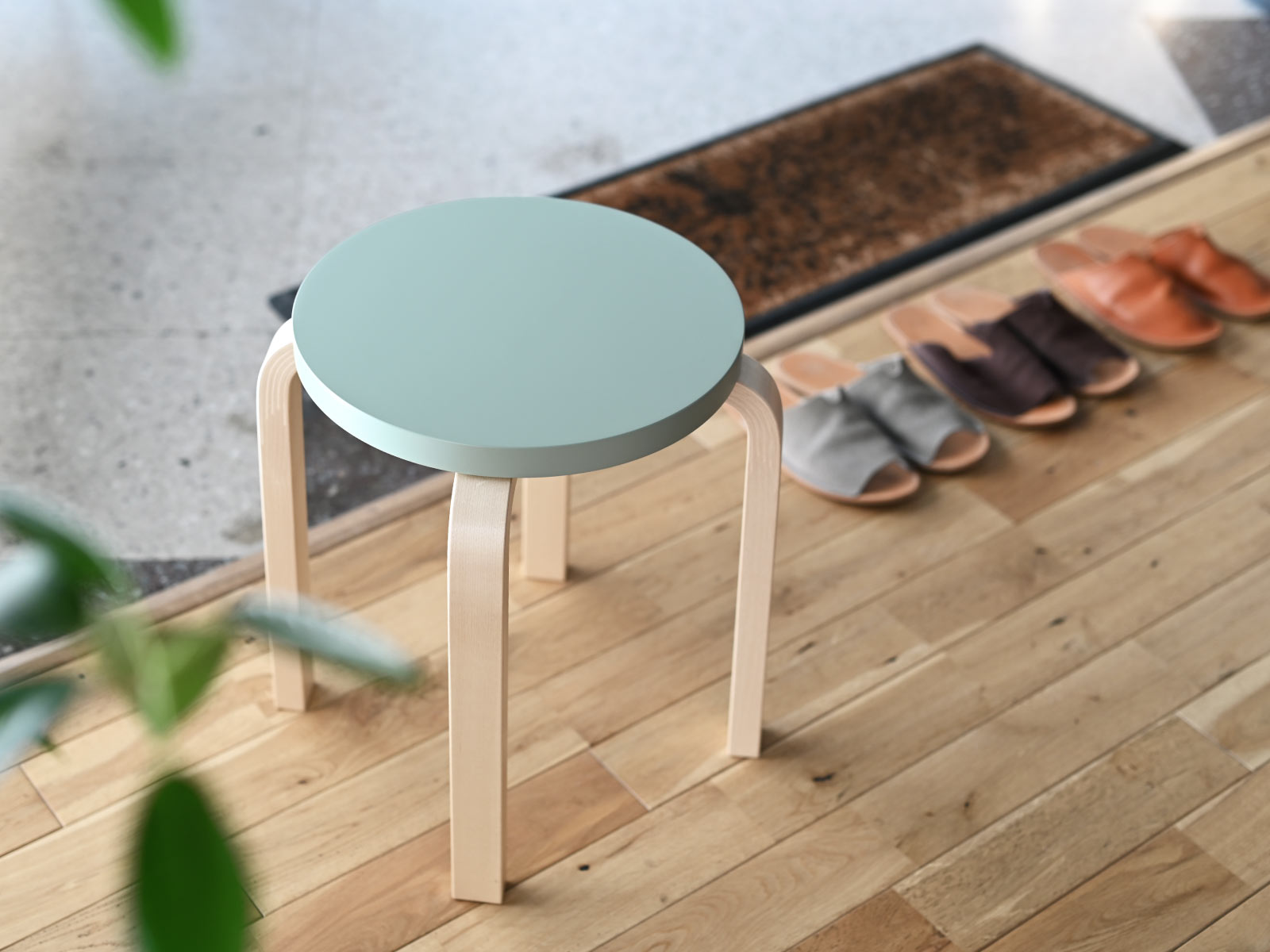 artek (アルテック)  4本脚 スツール stool E60 カラーラッカー