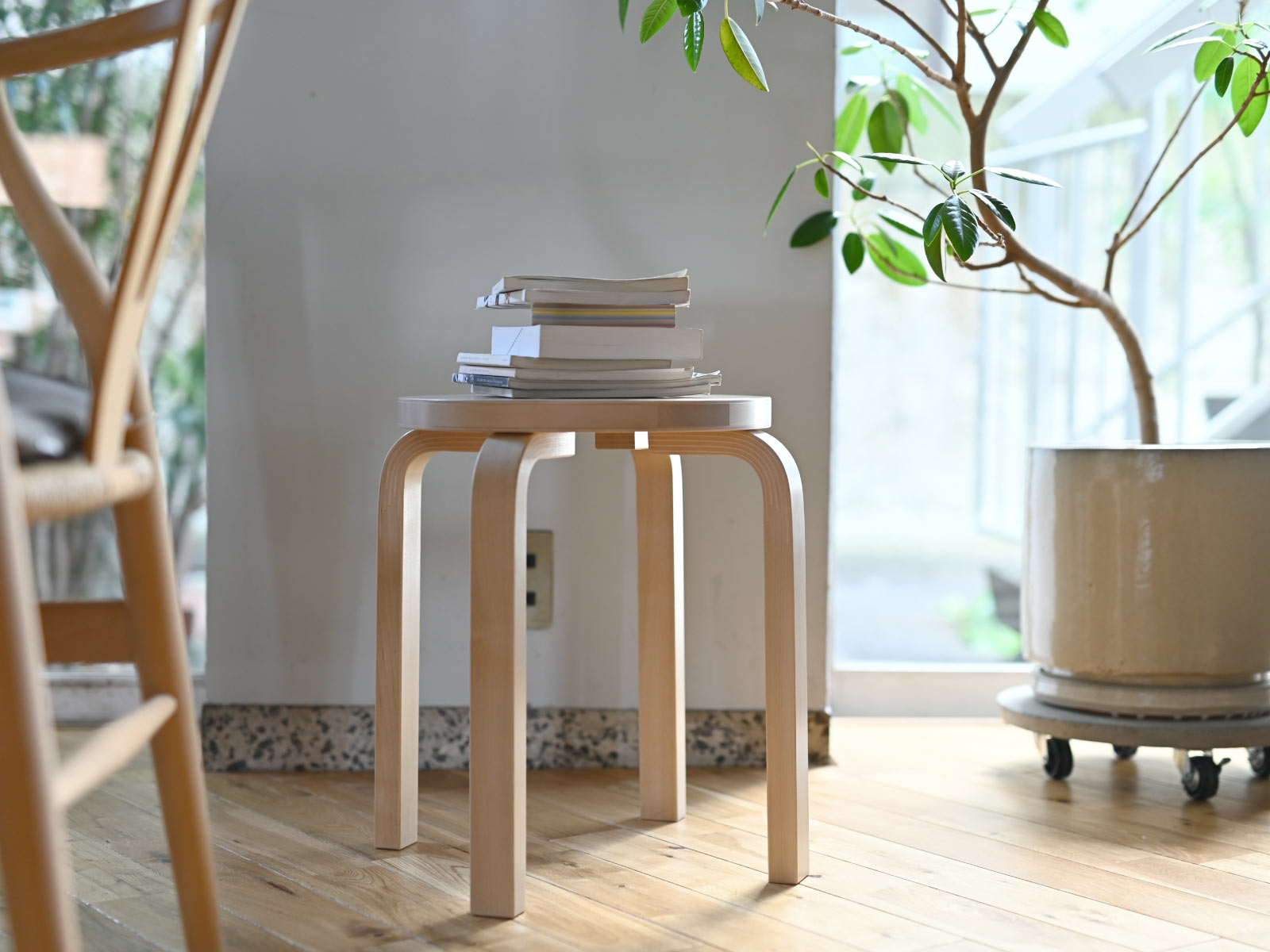 artek (アルテック)  4本脚 スツール stool e60 ナチュラル バーチ