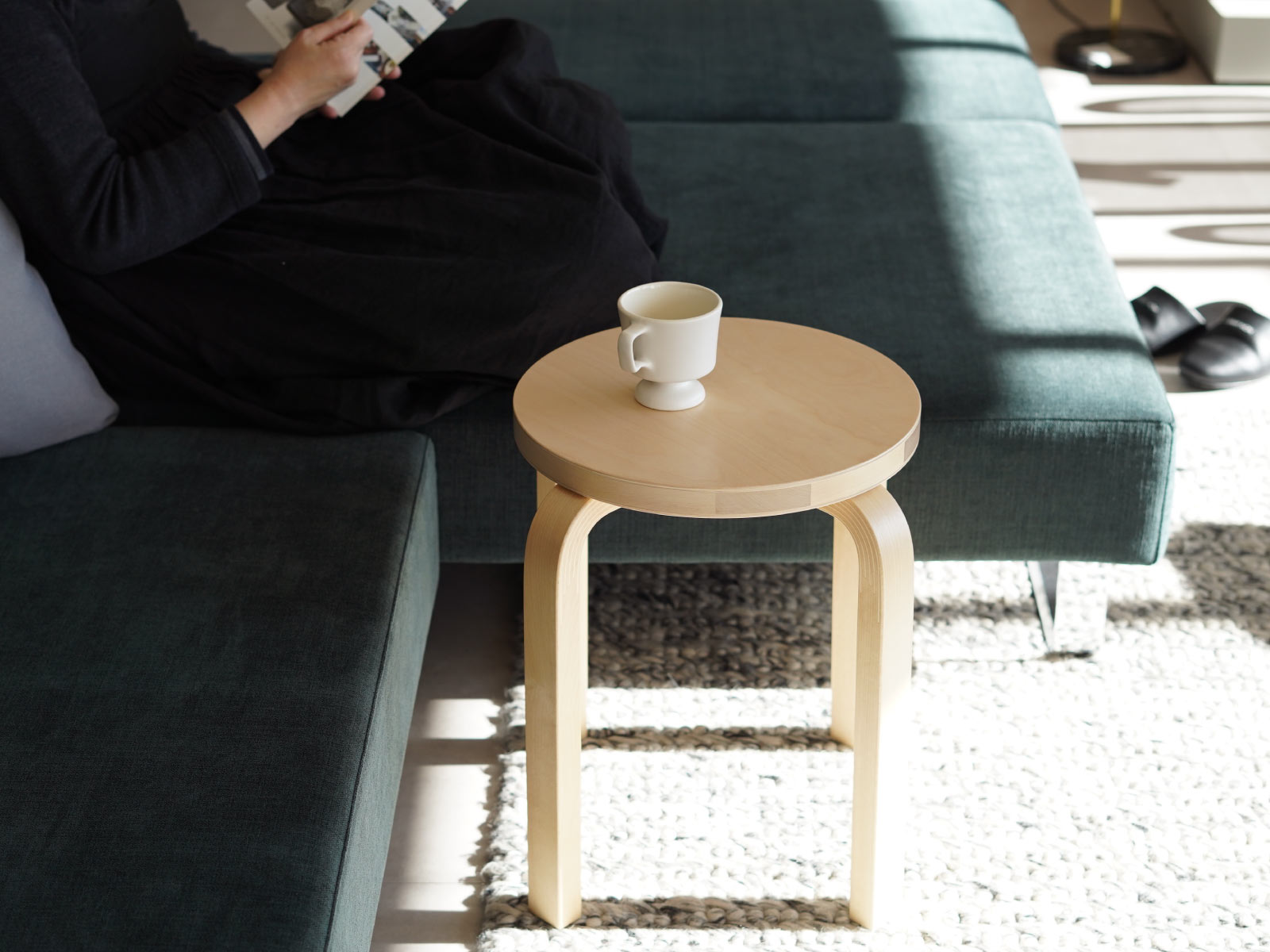 artek (アルテック)  4本脚 スツール stool e60 ナチュラル バーチ