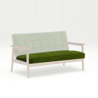 カリモク60 Kチェア 2シーター モケットグリーン用シート［W36143-Q1