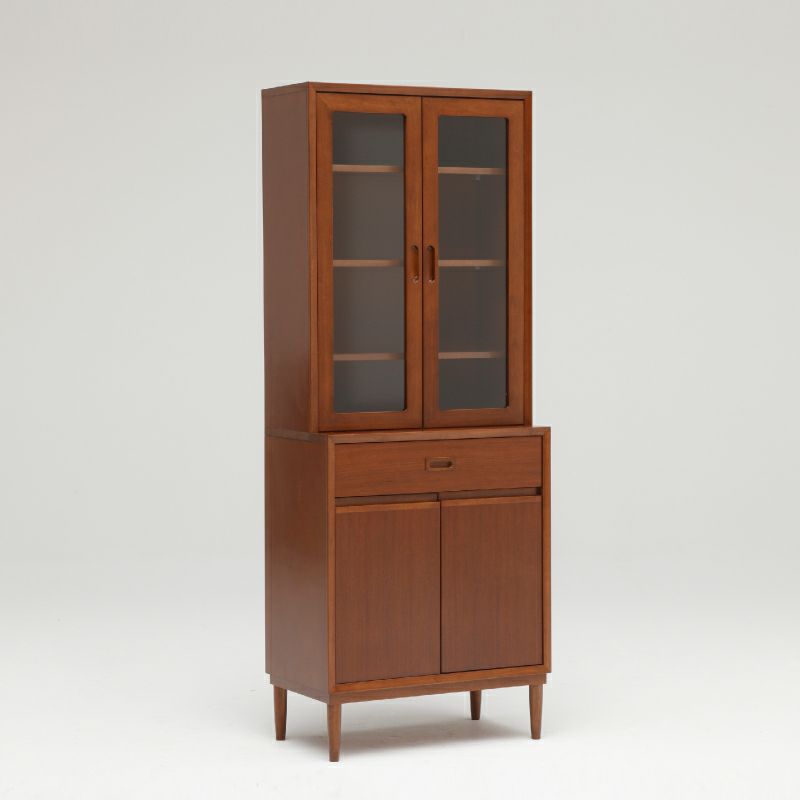 HR867 カリモク　キャビネット　両開き　ガラスキャビネット キャビネット（ガラス扉） QT90EFME | リビングボード | 家具を探す