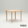 カリモク60+ ダイニングテーブル800 ピュアビーチ［D36294AE］商品画像1
