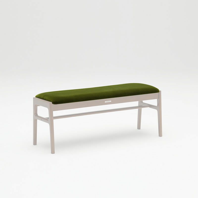 カリモク60+ ダイニングベンチ モケットグリーン用シート[C36112A08513]商品画像1