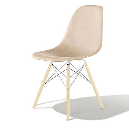 ハーマンミラー（Hermanmiller）イームズ ウッドシェルチェア サイドチェア DWSW ホワイトアッシュ クロームベース メープル［DWSW. 47 UL A2 E8］