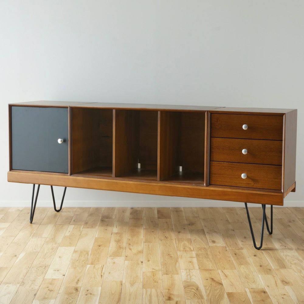 826STANDARD UNIT168cm サイドボードDセット ヘアピンレッグ