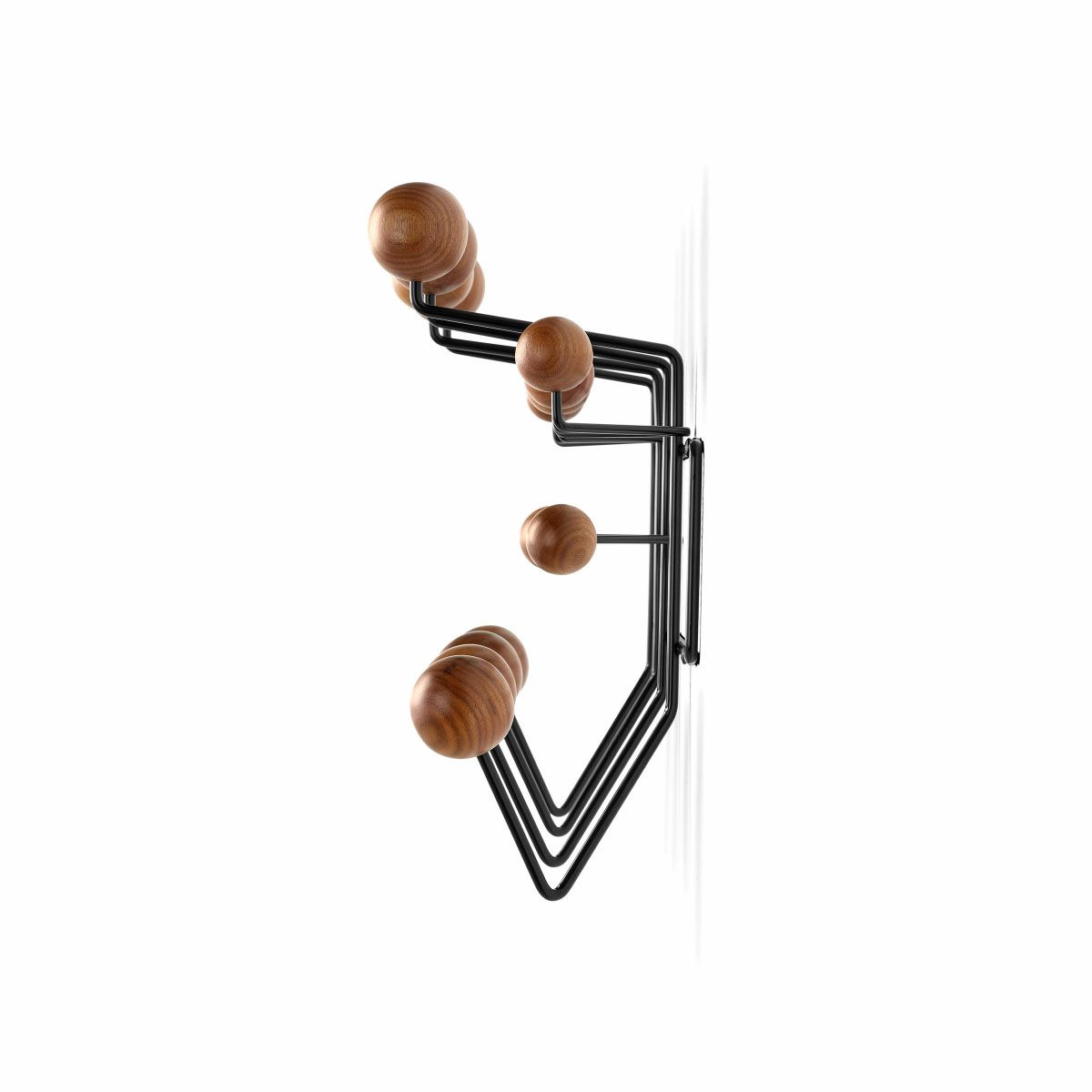 ハーマンミラー（Hermanmiller）イームズ ハングイットオール ウォールナット ブラック［HIAOU BK］