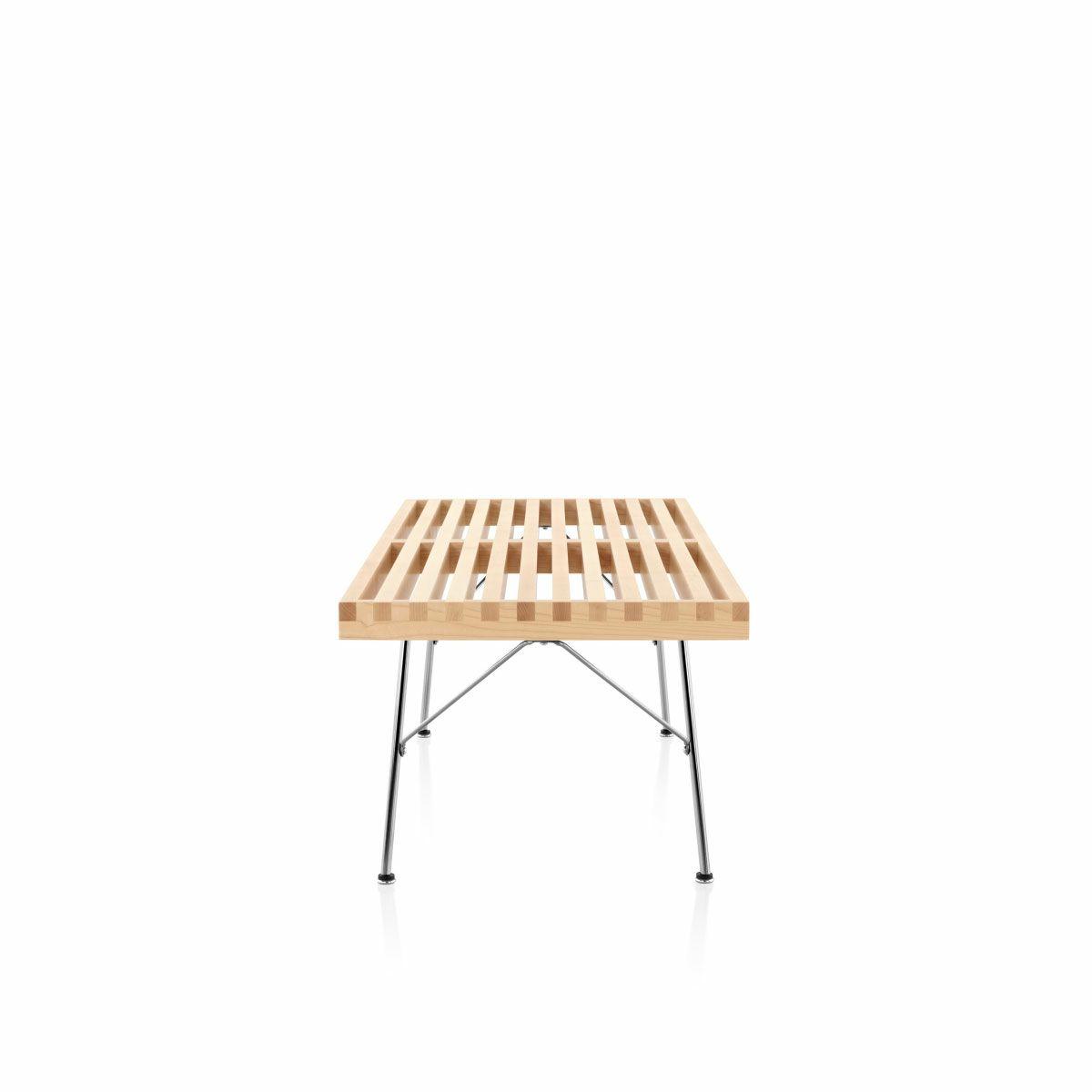 ハーマンミラー（Hermanmiller）ネルソン プラットフォームベンチ メープル メタルベース 1220［PB.48M UL］