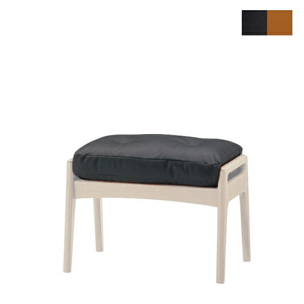 マルニ60 オットマン マルニ60 フレームチェア・ウォルナット・オットマン・ファブリックM