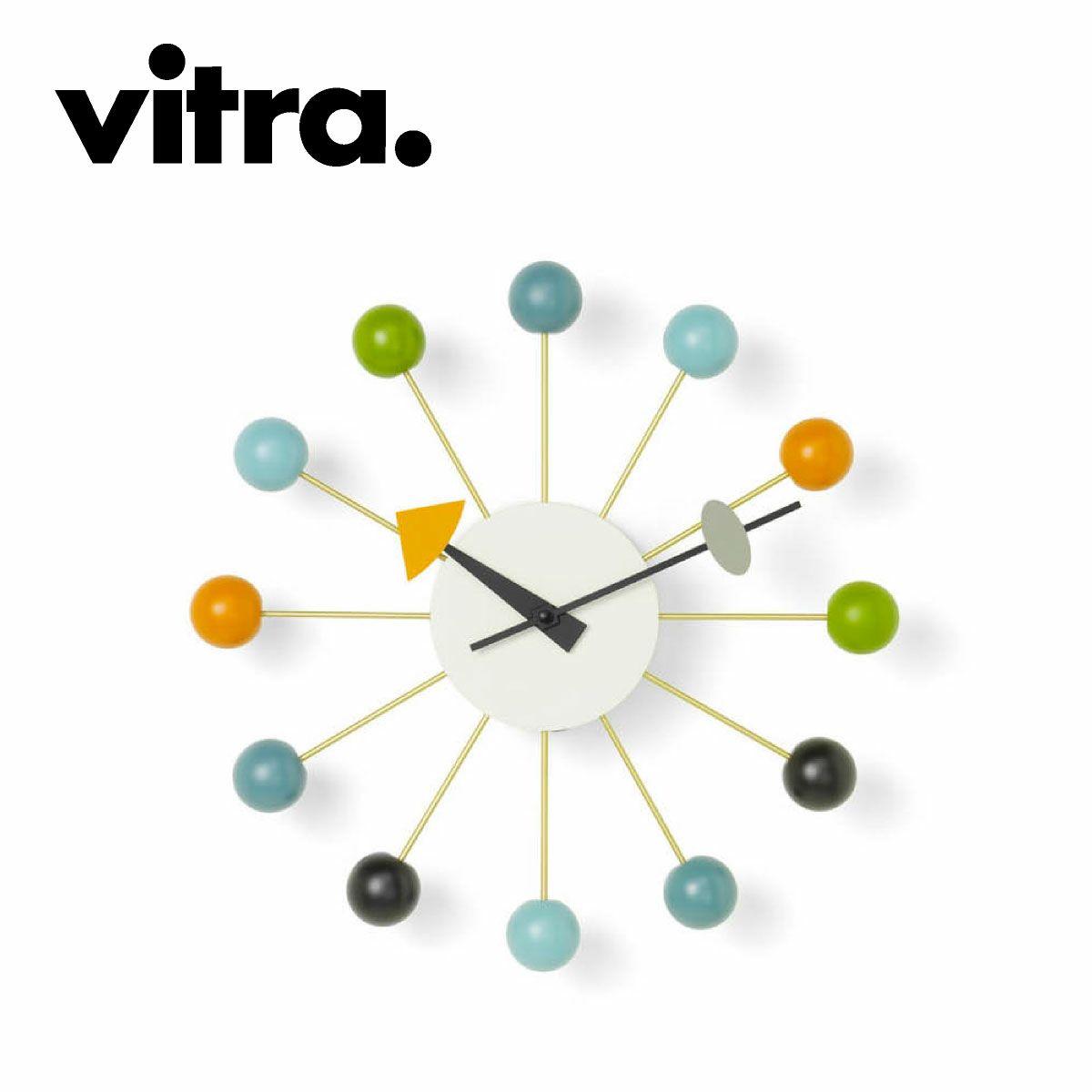Vitra（ヴィトラ） ネルソン ボールクロック マルチカラー商品画像1