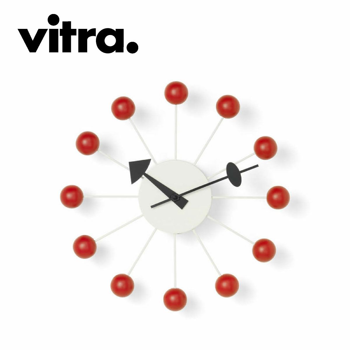 Vitra（ヴィトラ） ネルソン ボールクロック レッド商品画像1