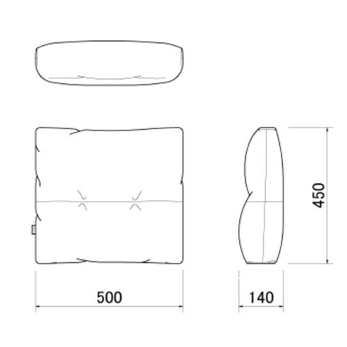 カリモク60+ ロビークッション モケットグリーン［K36160QO］ 商品画像2