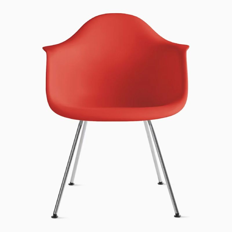 ハーマンミラー（Hermanmiller）イームズ アームシェルチェア DAX レッド クロームベース［DAX. 47 ZE E8］