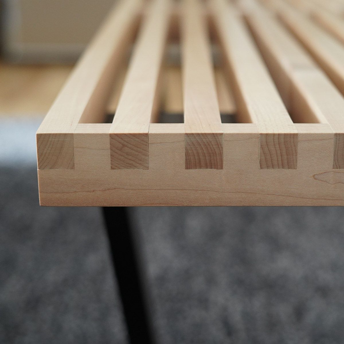 ハーマンミラー（Hermanmiller）ネルソン プラットフォームベンチ メープル ウッドベース 1220［PB.48W UL］