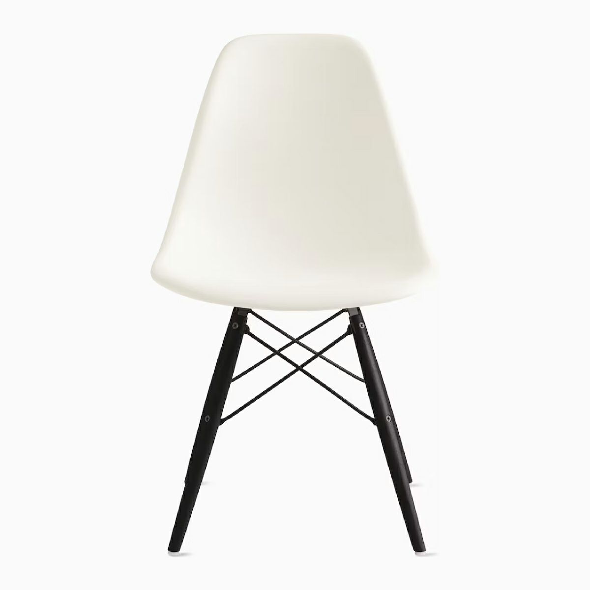 ハーマンミラー（Hermanmiller）イームズ サイドシェルチェア DSW ホワイト ブラックベース エボニー［DSW. BK EN ZF E8］