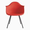 ハーマンミラー（Hermanmiller）イームズ アームシェルチェア DAX レッド ブラックベース［DAX. BK ZE E8］