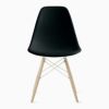 ハーマンミラー（Hermanmiller）イームズ サイドシェルチェア DSW ブラック ホワイトベース ホワイトアッシュ［DSW. 91 A2 ZA E8］