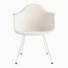ハーマンミラー（Hermanmiller）イームズ アームシェルチェア DAX ホワイト ホワイトベース［DAX. 91 ZF E8］
