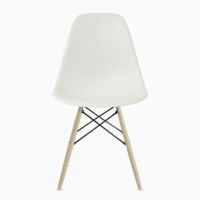 ハーマンミラー（Hermanmiller）イームズ サイドシェルチェア DSW ホワイト ブラックベース メープル［DSW. BK UL ZF E8］