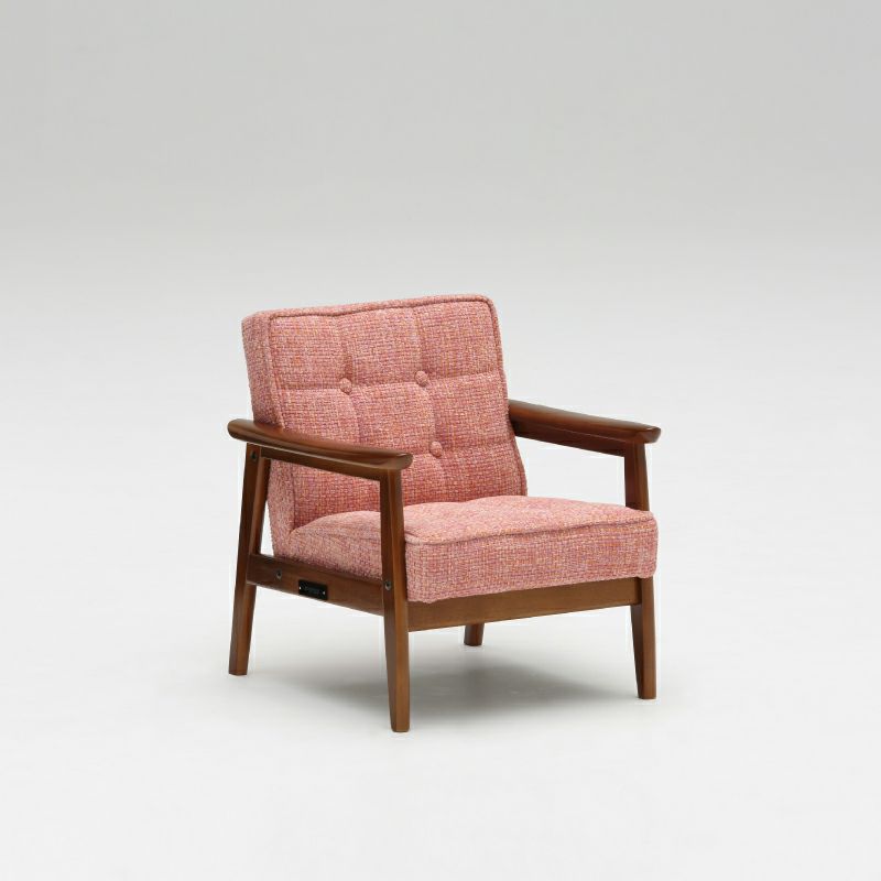 ウイッカー チェア ラタン ピンク ミニチュアチェア ヴィンテージ 家具 カリモク60 Kチェアミニ ブルーノピンク［W36120PW］ - カリモク60正規