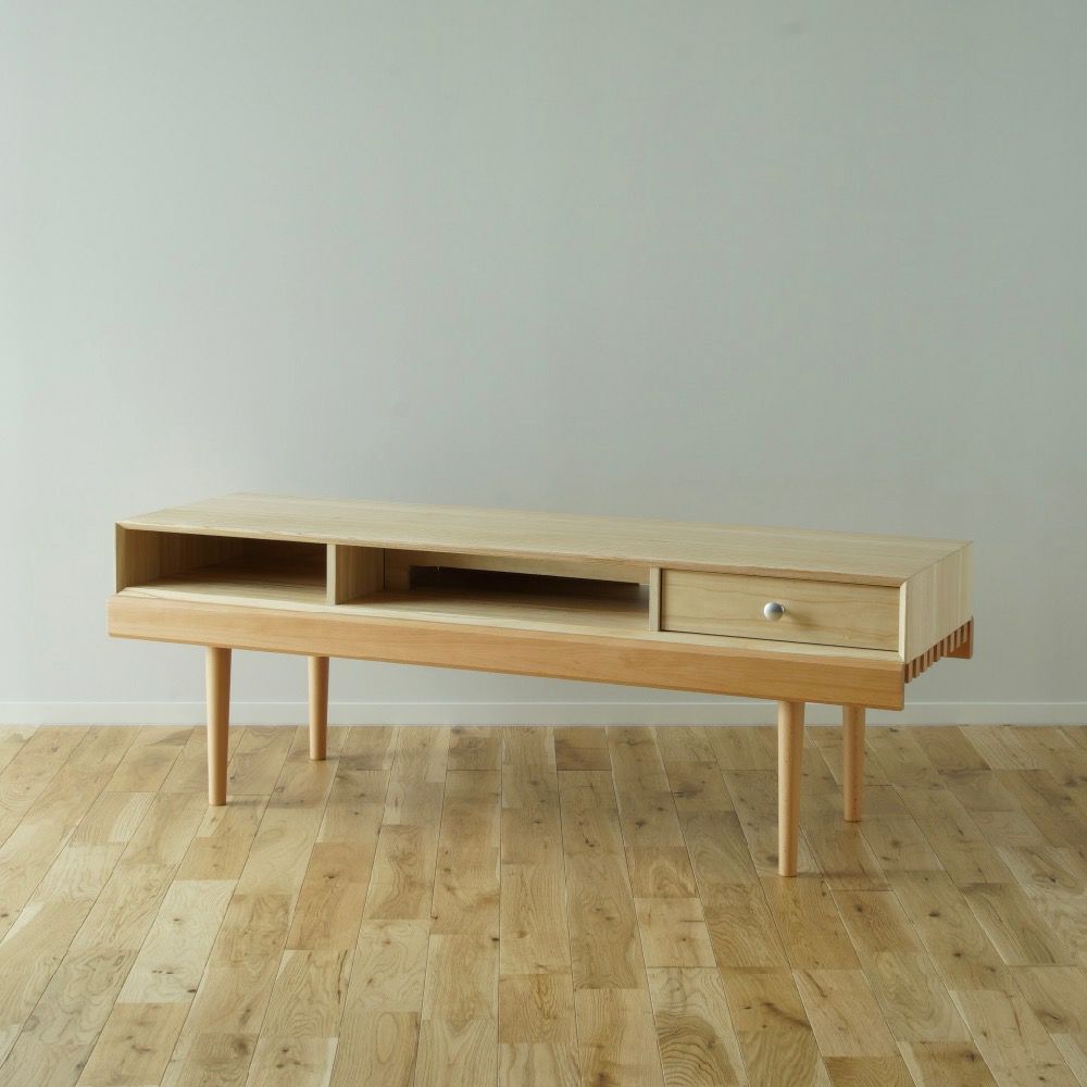 826STANDARD UNIT126cm テレビボード（テレビ台）Aセット ウッドレッグ [BAS3SW] ナチュラル 商品画像2