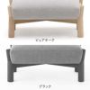 カリモクニュースタンダード キャストールソファ オットマン（Karimoku New Standard Castor Sofa Ottoman） 張地：クヴァドラ・ラフシモンズ・ヴィダー4［W3456］ 商品画像3