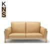 カリモクニュースタンダード キャストールソファ レザー 2シーター（Karimoku New Standard Castor Sofa Leather  2Seater） 張地：レザー[W345B]商品画像1