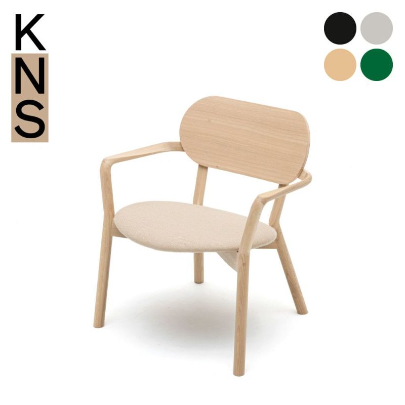 カリモクニュースタンダード キャストールローチェアパッド （Karimoku New Standard Castor Low Chair Pad）[W3440B]商品画像1