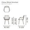 カリモクニュースタンダード カラーウッドアームチェア （Karimoku New Standard Colour Wood Armchair）[C3460A] 商品画像2
