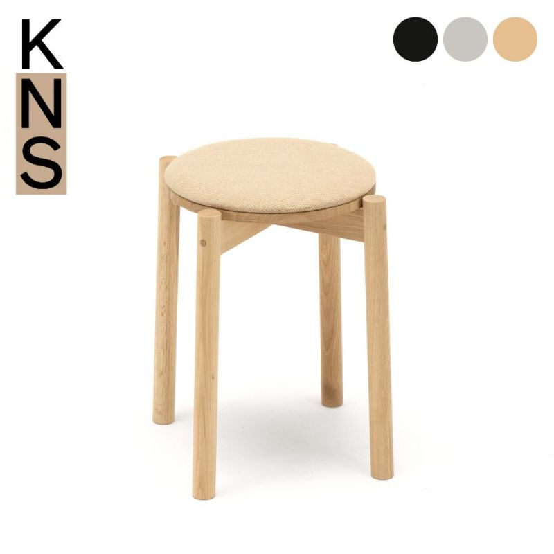 カリモクニュースタンダード キャストールスツールプラスパッド （Karimoku New Standard Castor Stool Plus  Pad）[P346X]