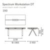 カリモクニュースタンダード スペクトラムワークステーションDT 190（Karimoku New Standard Spectrum Workstation DT 190）[D345AA] 商品画像5