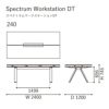 カリモクニュースタンダード スペクトラムワークステーションDT 240（Karimoku New Standard Spectrum Workstation DT 240）[D345AA] 商品画像5