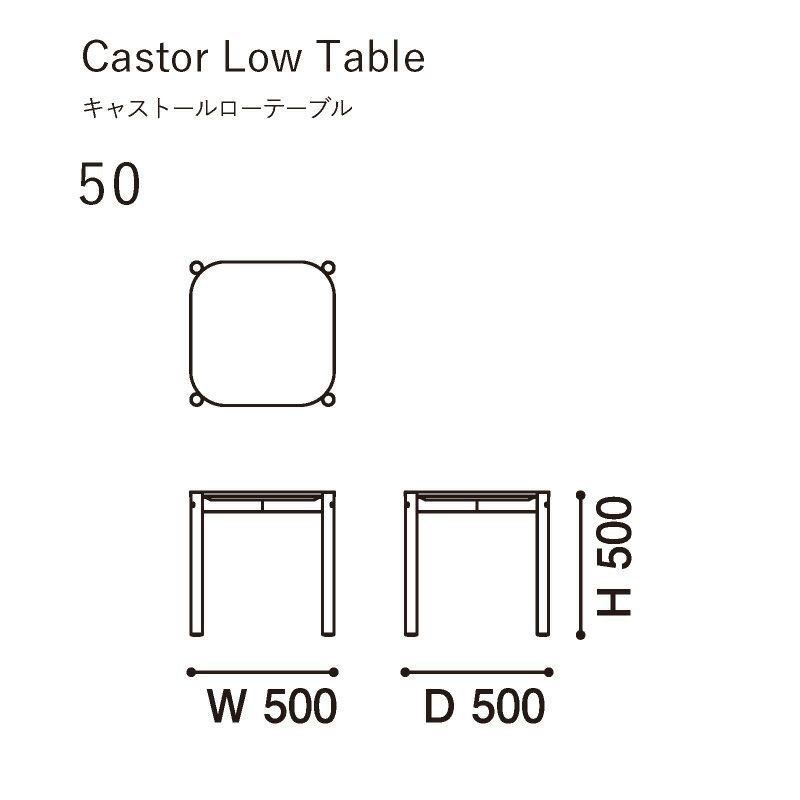 カリモクニュースタンダード キャストールローテーブル 50（Karimoku New Standard Castor Low Table 50） ピュアオーク［T344CBME］ 商品画像4
