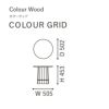 カリモクニュースタンダード カラーウッド  カラーグリッド（Karimoku New Standard Colour Wood ）［T341C3ZH］ 商品画像3