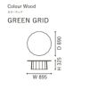 カリモクニュースタンダード カラーウッド  グリーングリッド（Karimoku New Standard Colour Wood ）［T341F9ZG］ 商品画像2