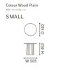 カリモクニュースタンダード カラーウッドプレーン SMALL ペールナチュラル（Karimoku New Standard Colour Wood Plain SMALL）［T341CCZN］ 商品画像2