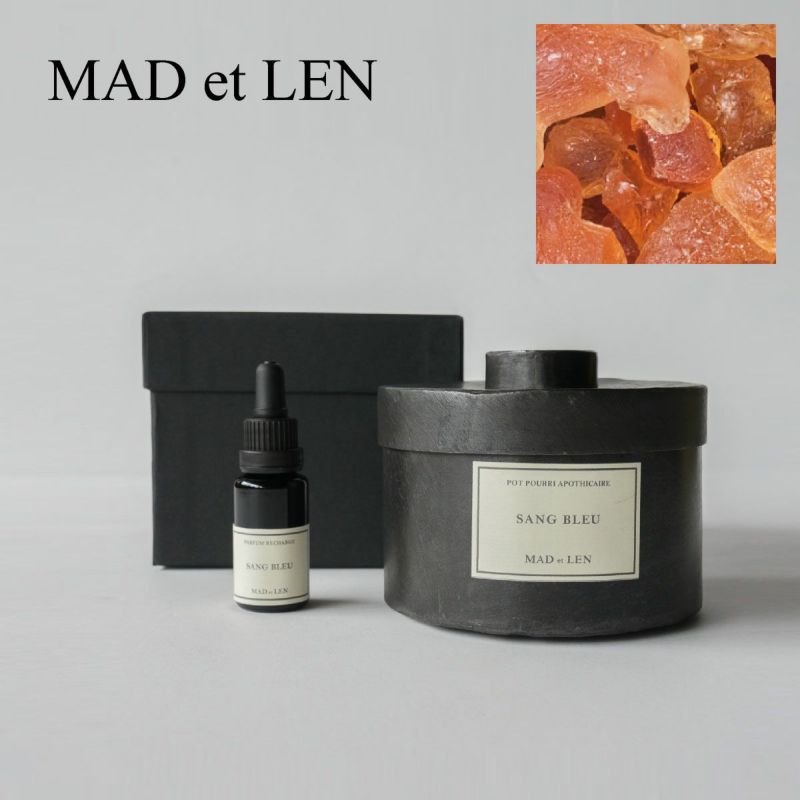 MAD et LEN（マドエレン） ポプリ/アンバー（琥珀樹脂） プチサイズ/B 