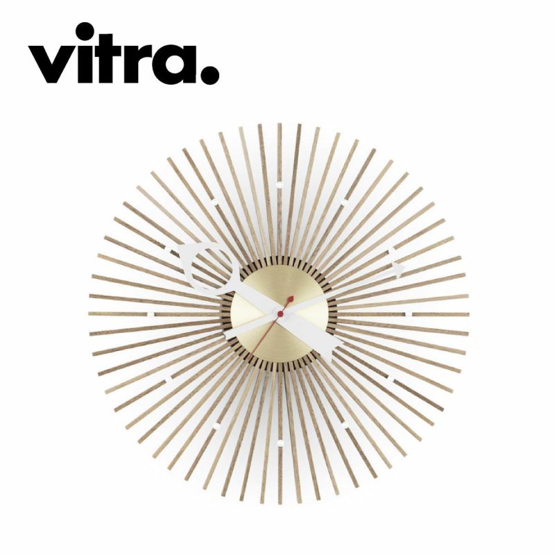 Vitra（ヴィトラ） ネルソン ポップシクルクロック ウォールナット商品画像1