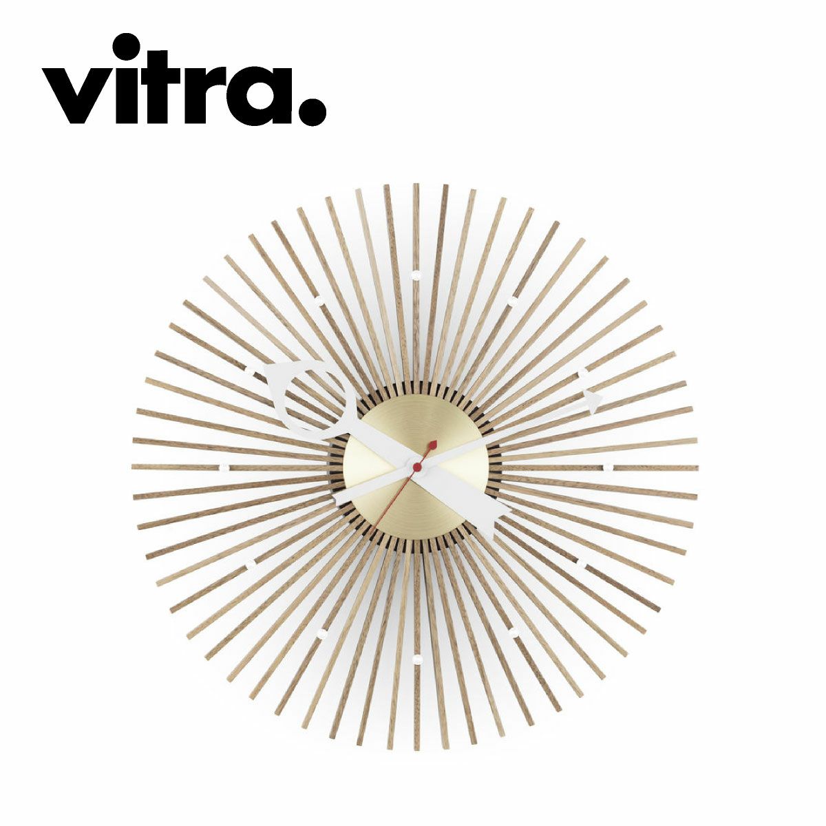 Vitra（ヴィトラ） ネルソン ポップシクルクロック ウォールナット商品画像1