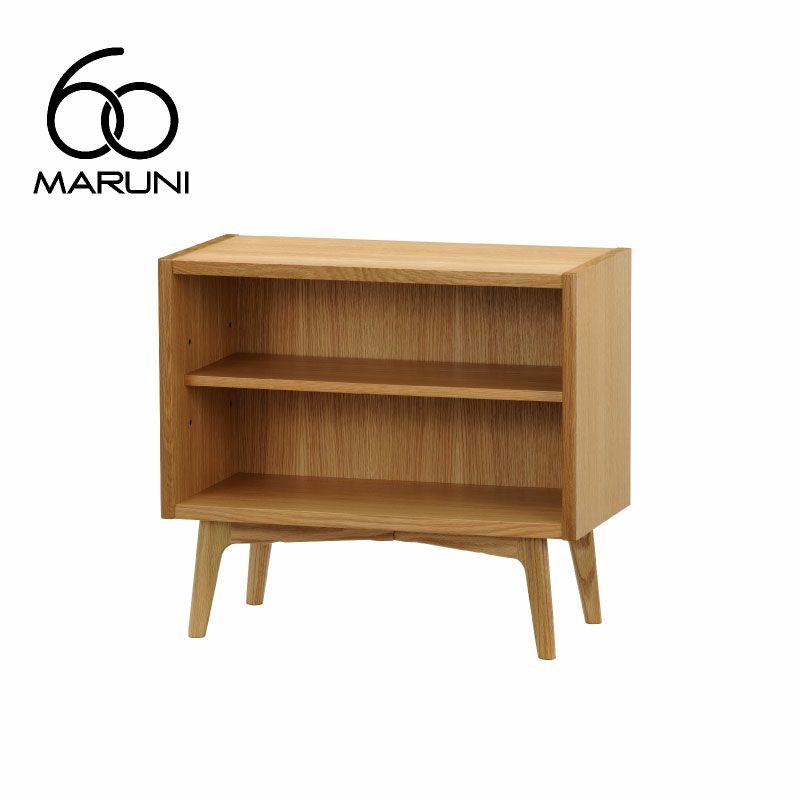 マルニ60+ コンビネーション オープンシェルフ63（溝あり） オーク／脚 