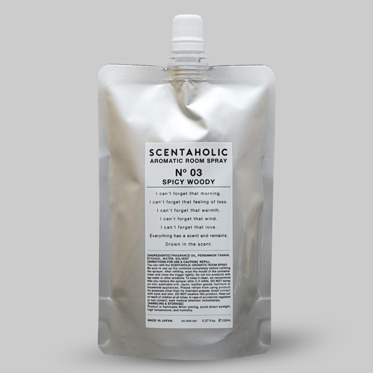SCENTAHOLIC（センタホリック） AROMATIC ROOM SPRAY REFILL（アロマルームスプレー リフィル） 商品画像3
