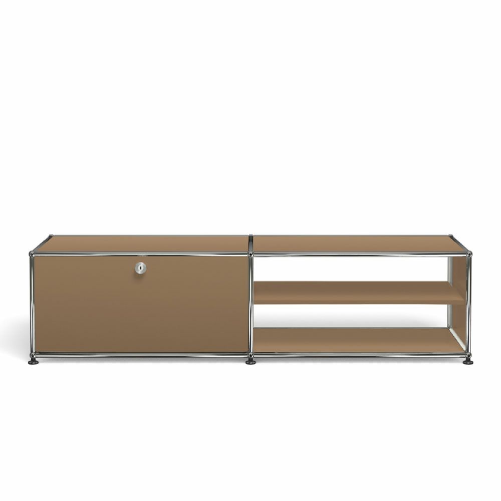 USMハラー テレビボード（ドロップダウンドア×1/ディバイダーシェルフ 